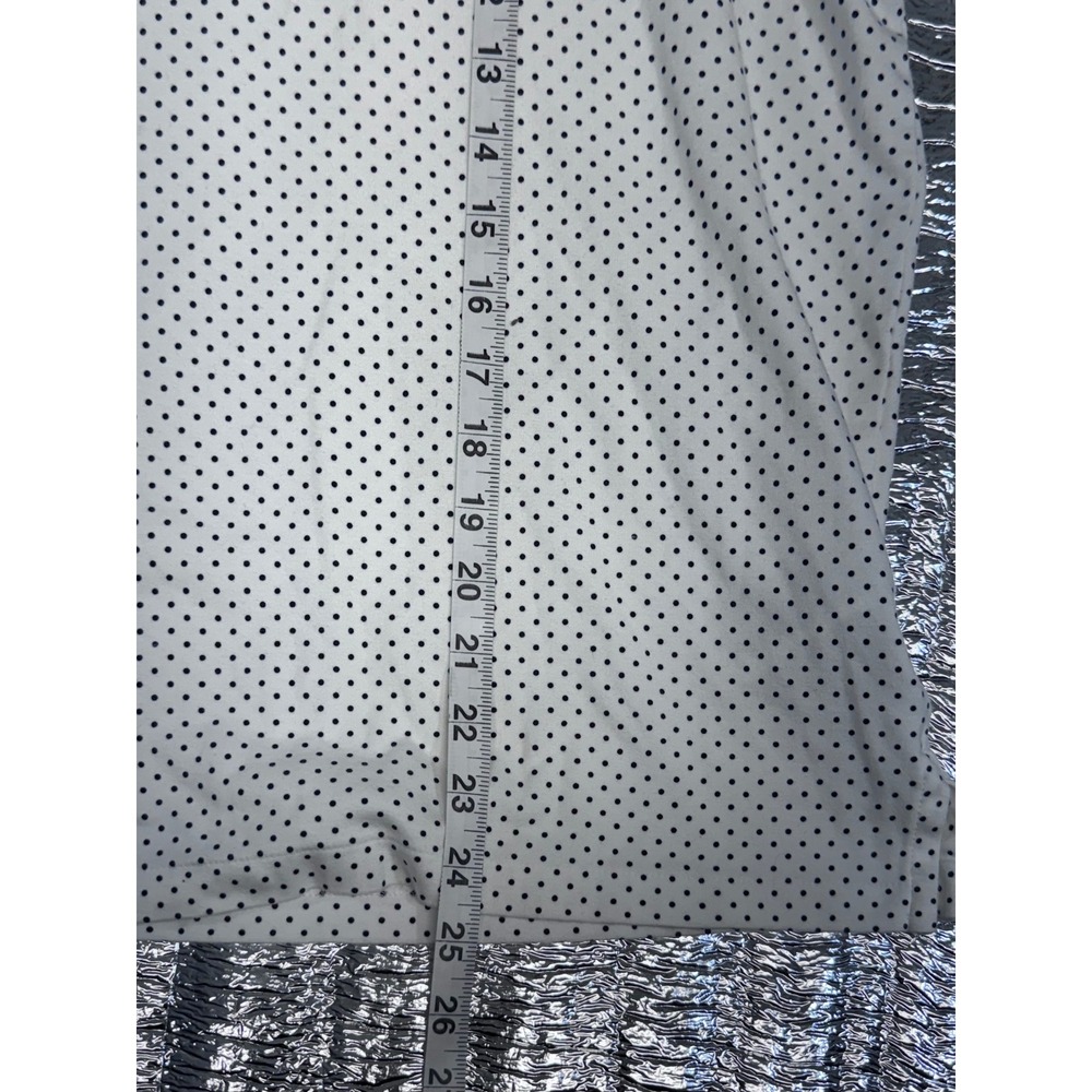 Polo Ralph Lauren Mens White Navy Polka Dot Classic Fit Cotton Polo Shirt L - Picture 6 of 8